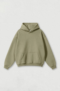Loose-fitting plus-size thickened velvet hooded sweatshirt