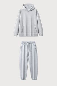 Unisex Casual Heavyweight Hoodie - Loose Fit And Pants