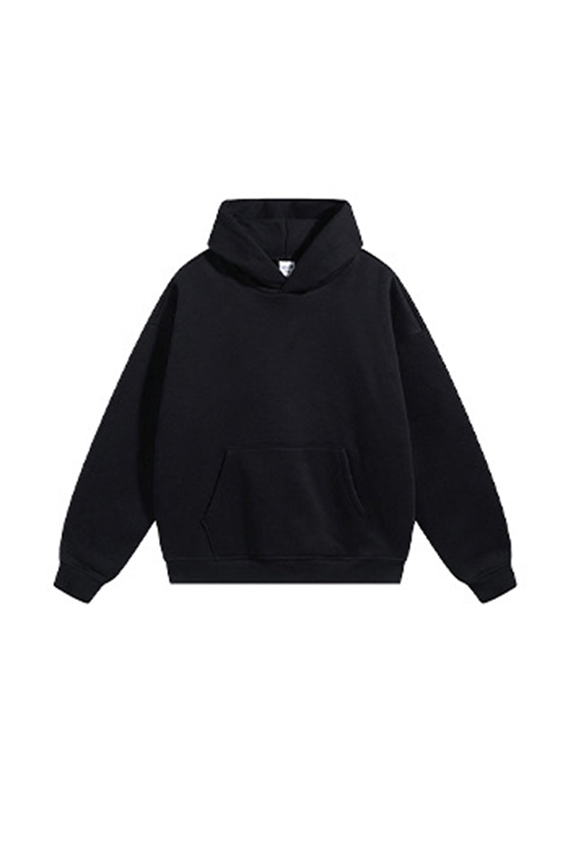 Men Sherpa Fleece Oversize Hoodie: Anti-Pilling Heavyweight Retro Design