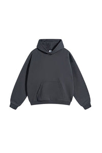 Unisex Heavyweight Terry Hoodie: Retro Modern Blend Design