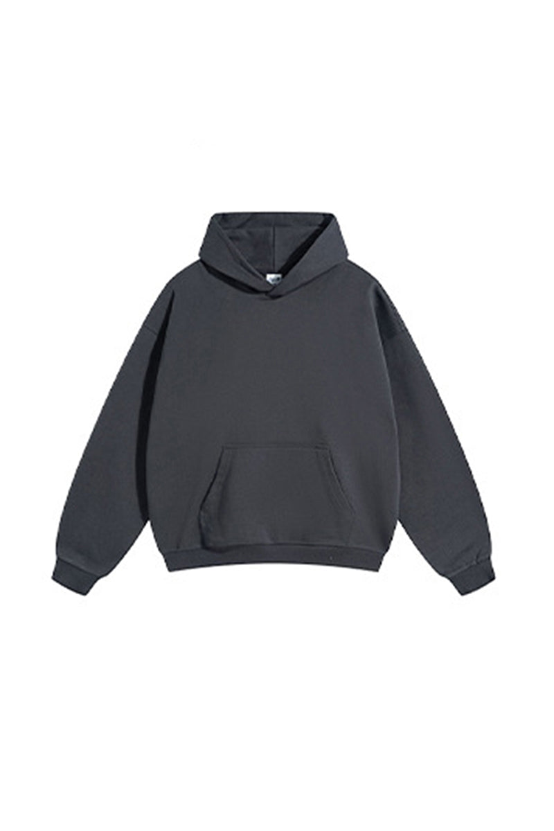 Unisex Heavyweight Terry Hoodie: Retro Modern Blend Design