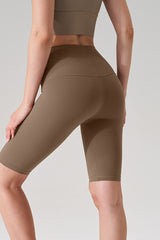 Women Naked-Feel High-Waist Sculpting Yoga Shorts