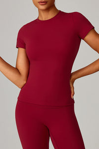 Women Spring Quick-Dry Yoga T-Shirt