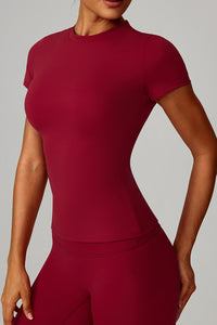 Women Spring Quick-Dry Yoga T-Shirt