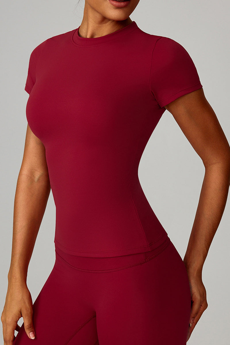 Women Spring Quick-Dry Yoga T-Shirt