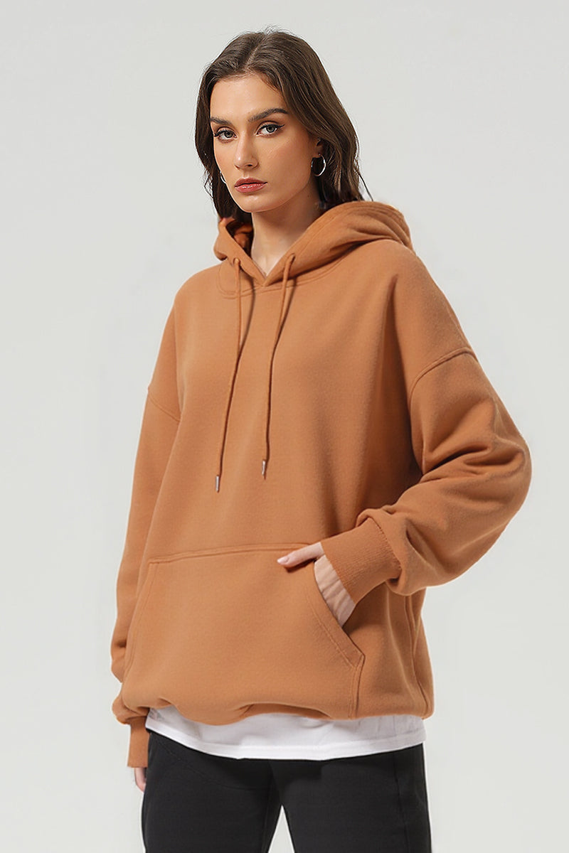 Unisex Heavyweight Fleece Hoodie Autumn Winter