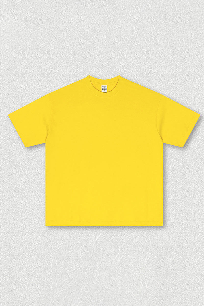 Solid color short sleeves