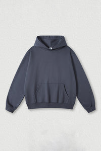 Solid color hoodie terry sweatshirt
