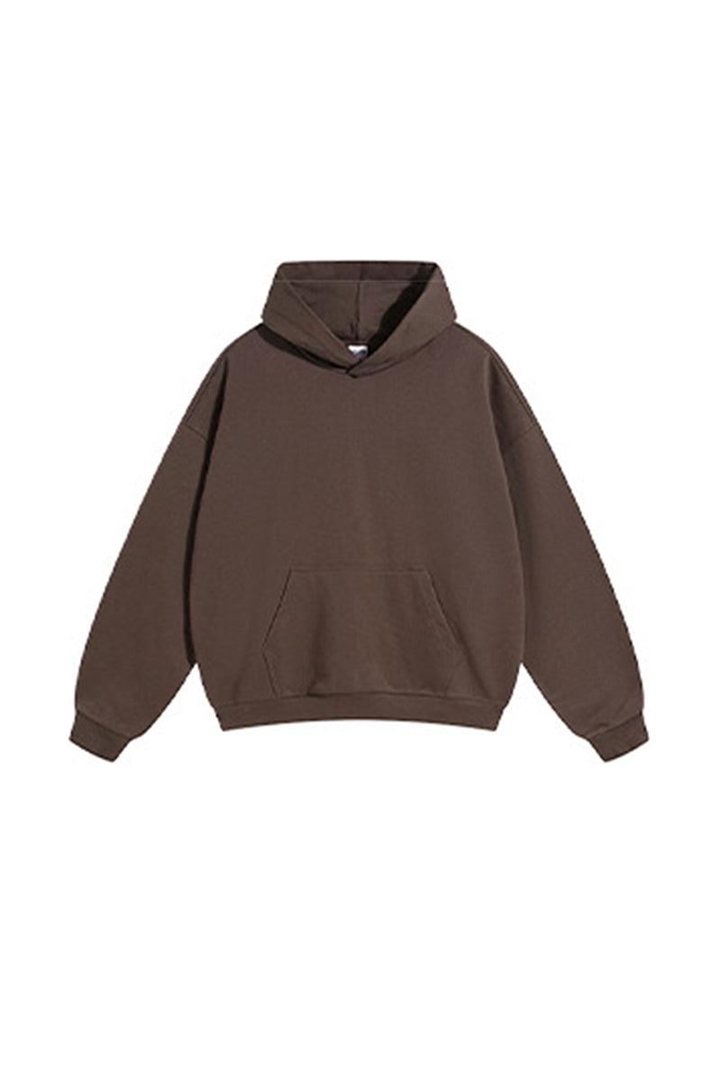 Unisex Heavyweight Terry Hoodie: Retro Modern Blend Design