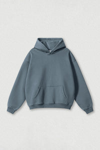 Loose-fitting plus-size thickened velvet hooded sweatshirt