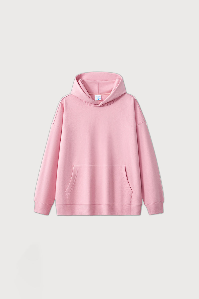 Unisex Heavyweight Solid Color Fleece Hoodie