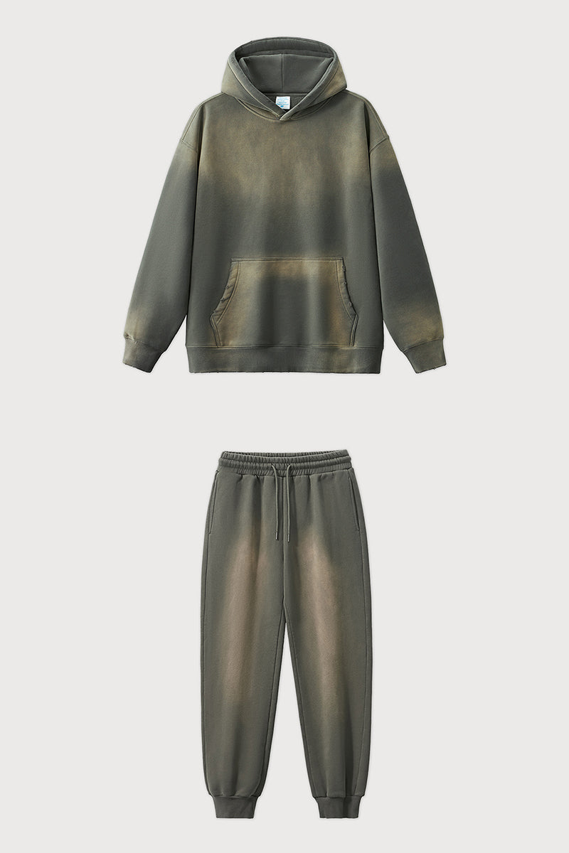 Unisex Heavyweight Washed Hoodie + Jogger Set