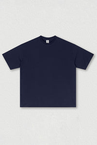 Solid color short sleeves