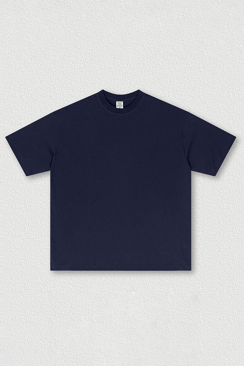 Solid color short sleeves