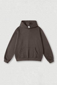 Solid color hoodie terry sweatshirt