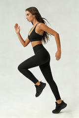 Women's Summer Sports Set:Cross Back Bra And Leggings