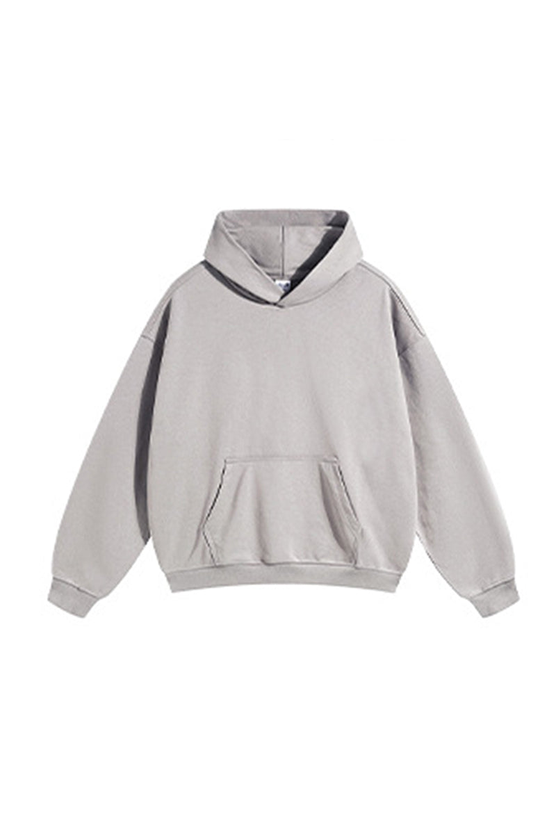 Unisex Heavyweight Terry Hoodie: Retro Modern Blend Design