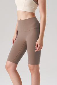 Women Naked-Feel High-Waist Sculpting Yoga Shorts