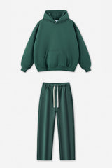 Unisex Fleece-Lined Oversized Hoodie and Pants