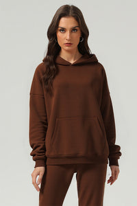 Men Sherpa Fleece Oversize Hoodie: Anti-Pilling Heavyweight Retro Design