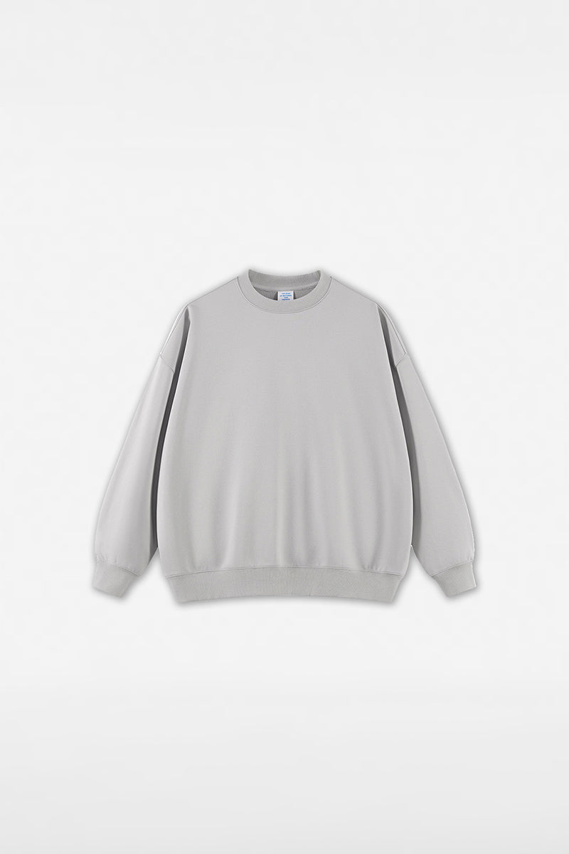 Unisex Heavyweight Brushed Crew Neck Casual Hoodie