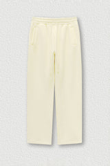 Solid Color Fleece-Lined Sweatpants - Winter Thermal Straight Leg Pants
