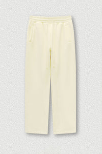 Solid Color Fleece-Lined Sweatpants - Winter Thermal Straight Leg Pants