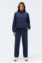Women's Summer Quick-Dry Sets: Stand Collar Jacket And Pants