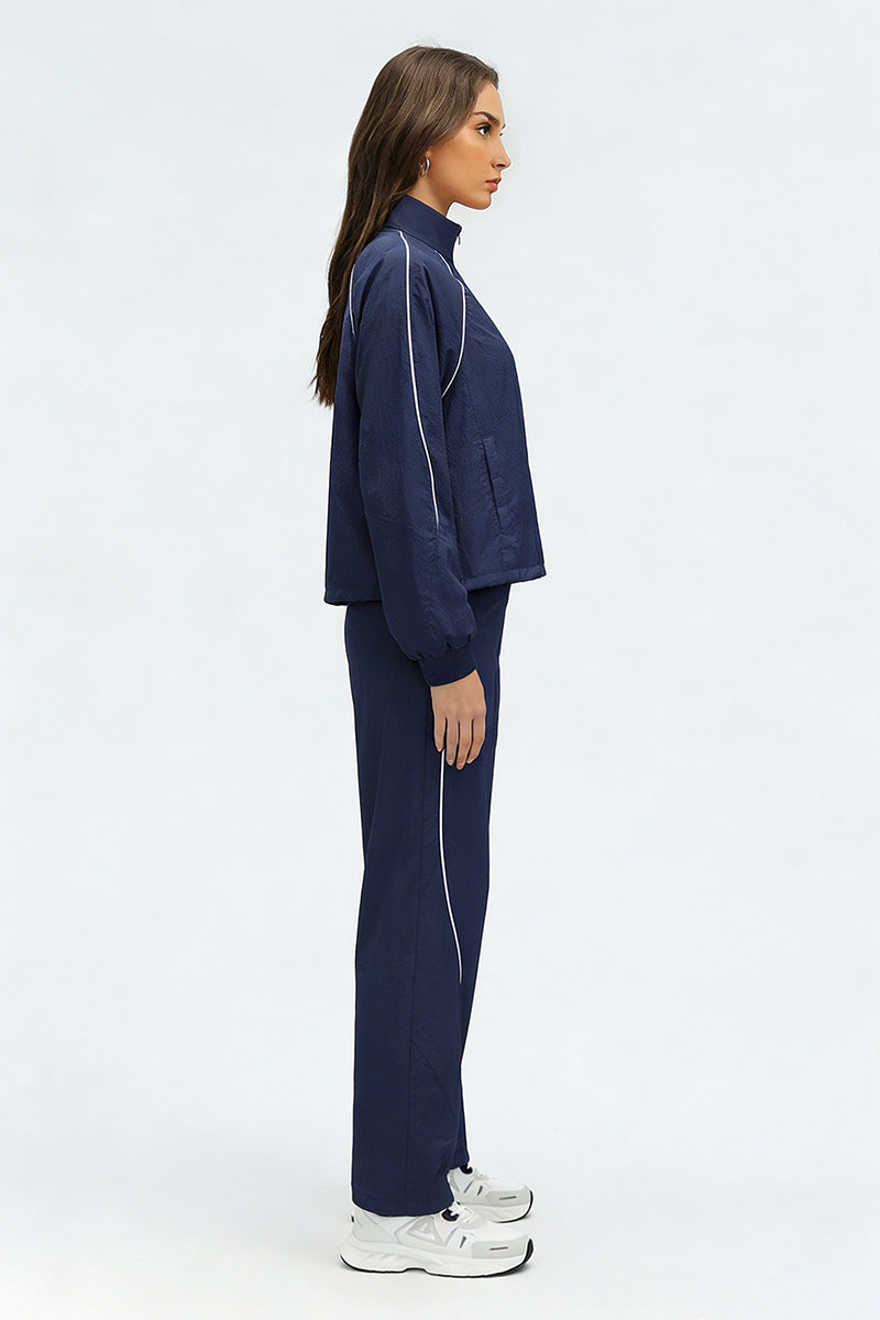 Women's Summer Quick-Dry Sets: Stand Collar Jacket And Pants