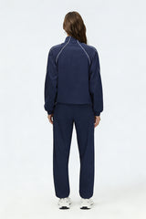 Women's Summer Quick-Dry Sets: Stand Collar Jacket And Pants