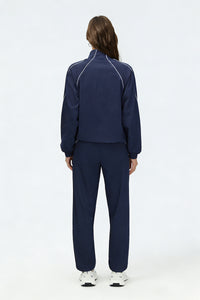 Women's Summer Quick-Dry Sets: Stand Collar Jacket And Pants