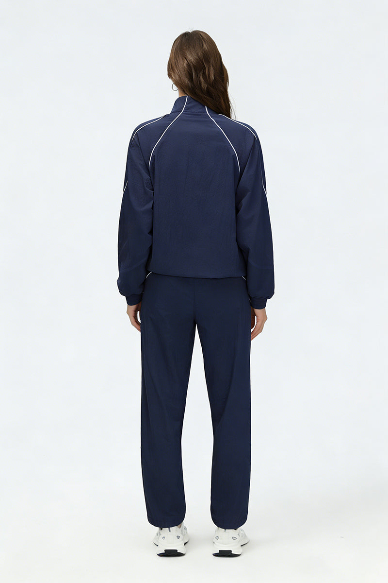 Women's Summer Quick-Dry Sets: Stand Collar Jacket And Pants