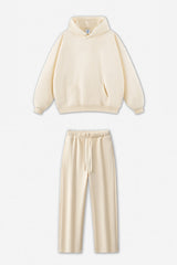 Unisex Fleece-Lined Oversized Hoodie and Pants