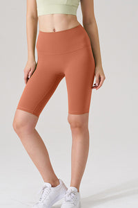 Women Naked-Feel High-Waist Sculpting Yoga Shorts