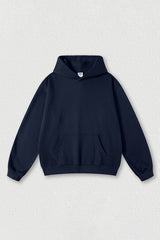 Solid color hoodie terry sweatshirt