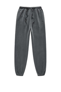 Unisex washed fleece-lined sweatpants