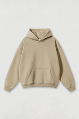 Loose-fitting plus-size thickened velvet hooded sweatshirt