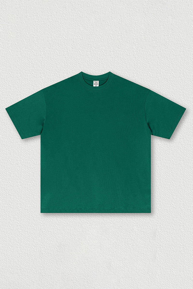 Solid color short sleeves