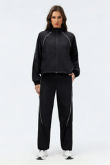Women's Summer Quick-Dry Sets: Stand Collar Jacket And Pants