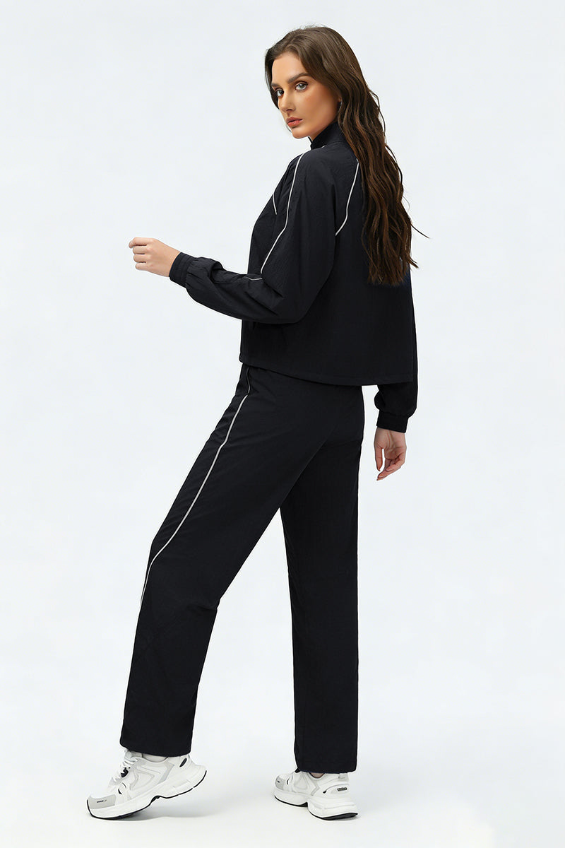 Women's Summer Quick-Dry Sets: Stand Collar Jacket And Pants