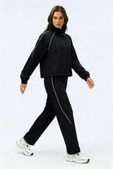 Women's Summer Quick-Dry Sets: Stand Collar Jacket And Pants