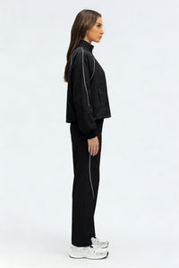 Women's Summer Quick-Dry Sets: Stand Collar Jacket And Pants