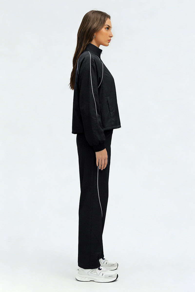 Women's Summer Quick-Dry Sets: Stand Collar Jacket And Pants