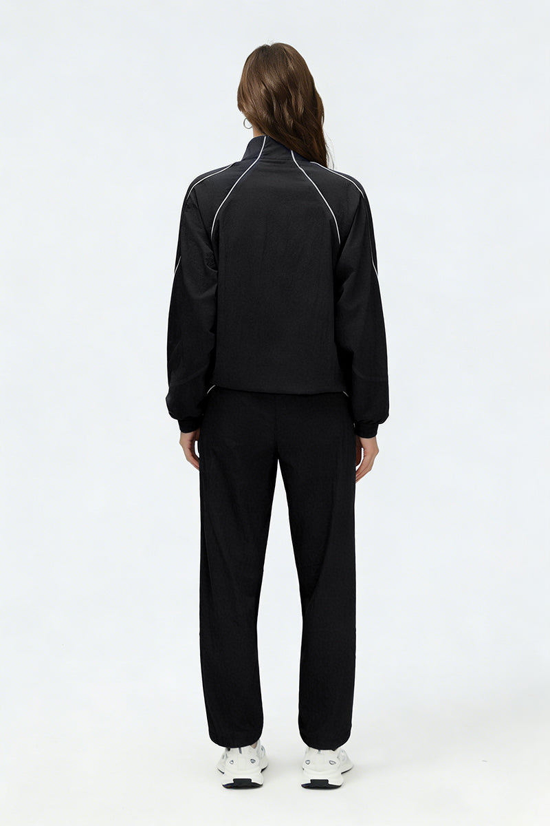Women's Summer Quick-Dry Sets: Stand Collar Jacket And Pants
