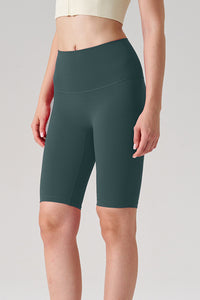 Women Naked-Feel High-Waist Sculpting Yoga Shorts