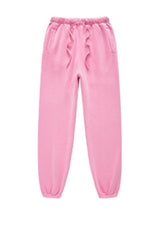 Unisex washed fleece-lined sweatpants