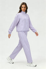 Women's Summer Quick-Dry Sets: Stand Collar Jacket And Pants