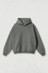Loose-fitting plus-size thickened velvet hooded sweatshirt