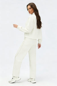 Women's Summer Quick-Dry Sets: Stand Collar Jacket And Pants