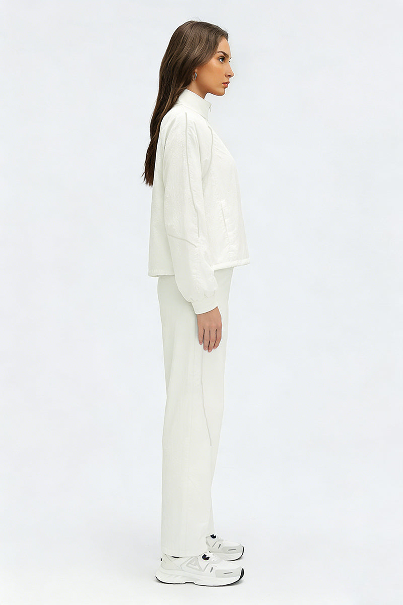 Women's Summer Quick-Dry Sets: Stand Collar Jacket And Pants
